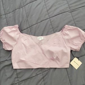 Revolve Lilac Crop Top